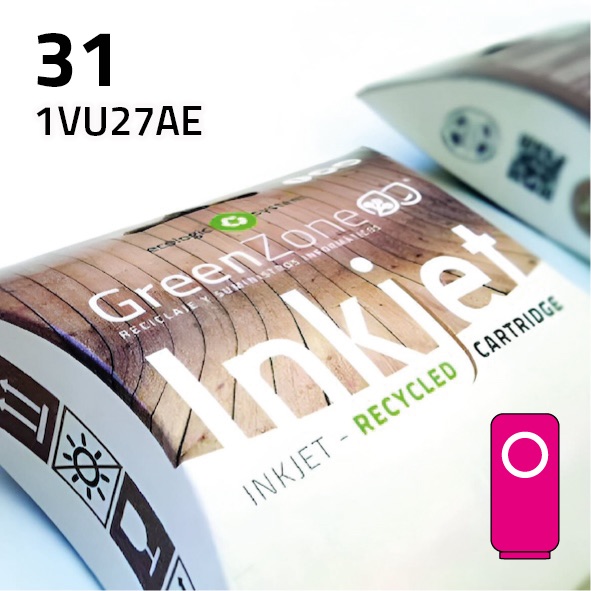 Cartucho HP 1VU27AE (31) magenta | 70 ml | Green Zone