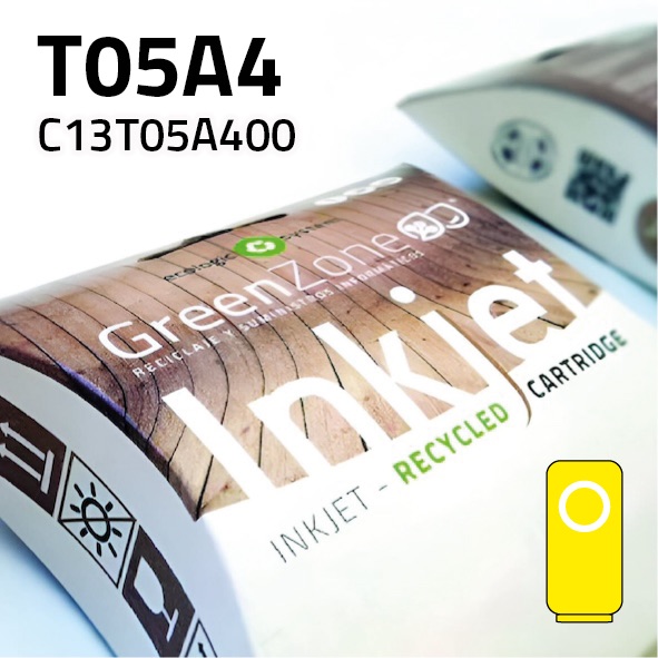 Cartucho Epson C13T05A400 (T05A4) amarillo pigmentado | 20.000 páginas | Green Zone