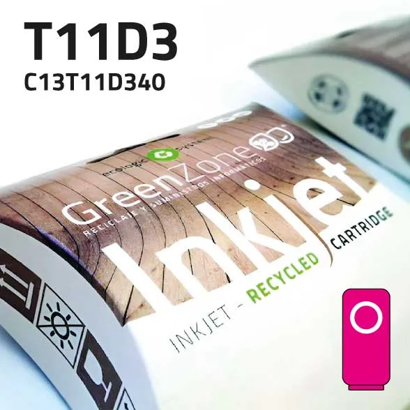 Cartucho Epson T11D3 XL magenta pigmentado | 5.000 páginas | Green Zone